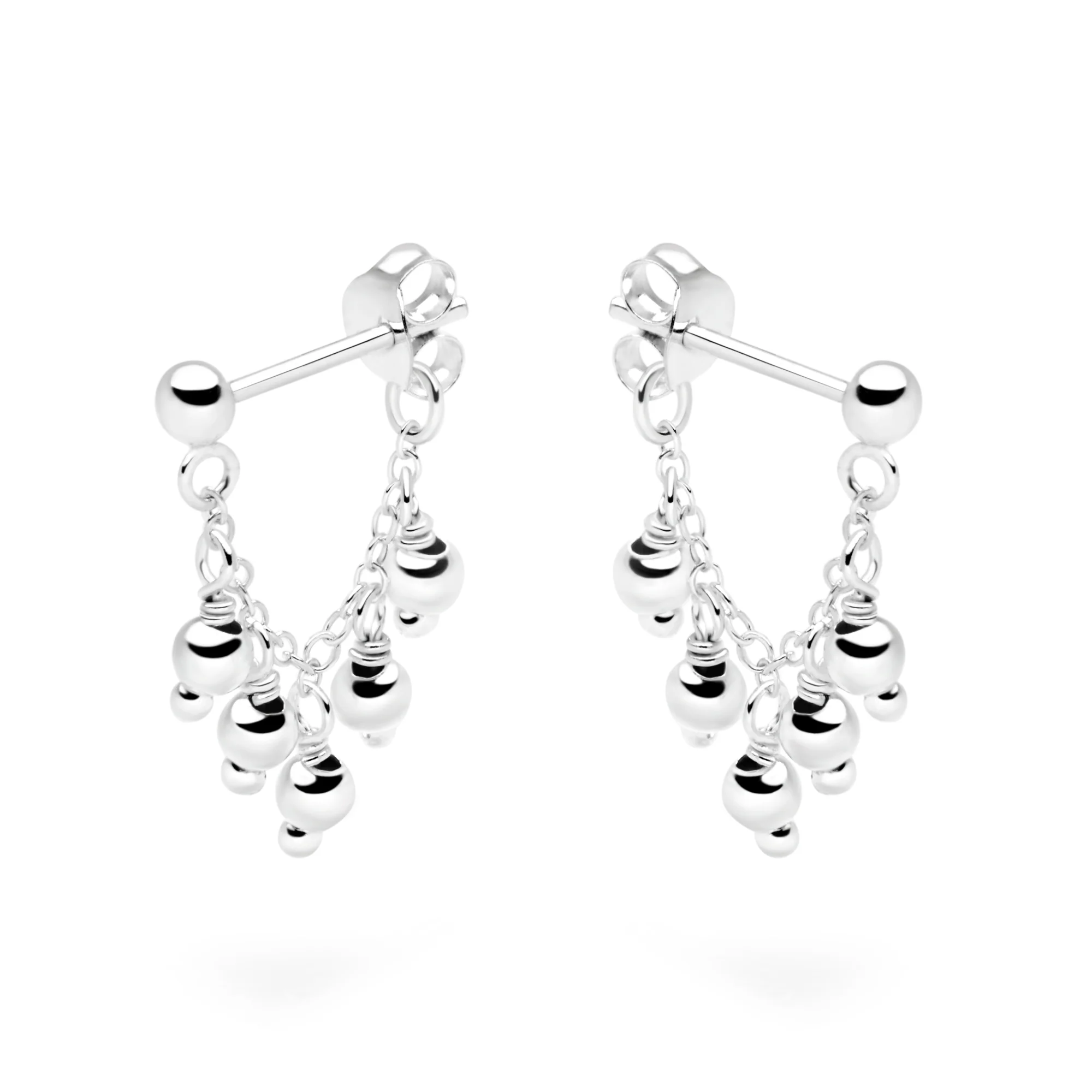Boho Silver Earrings - Image 4