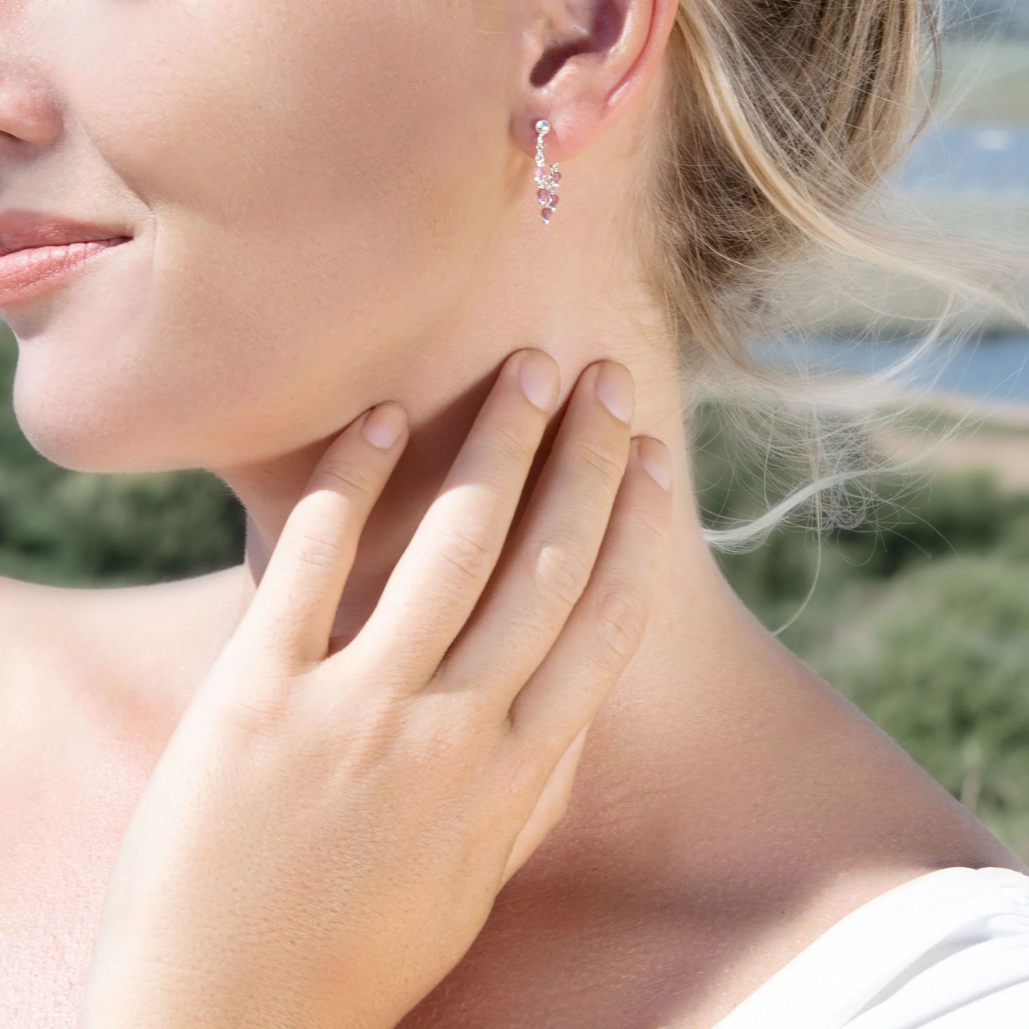 Boho Tourmaline Earrings - Image 3