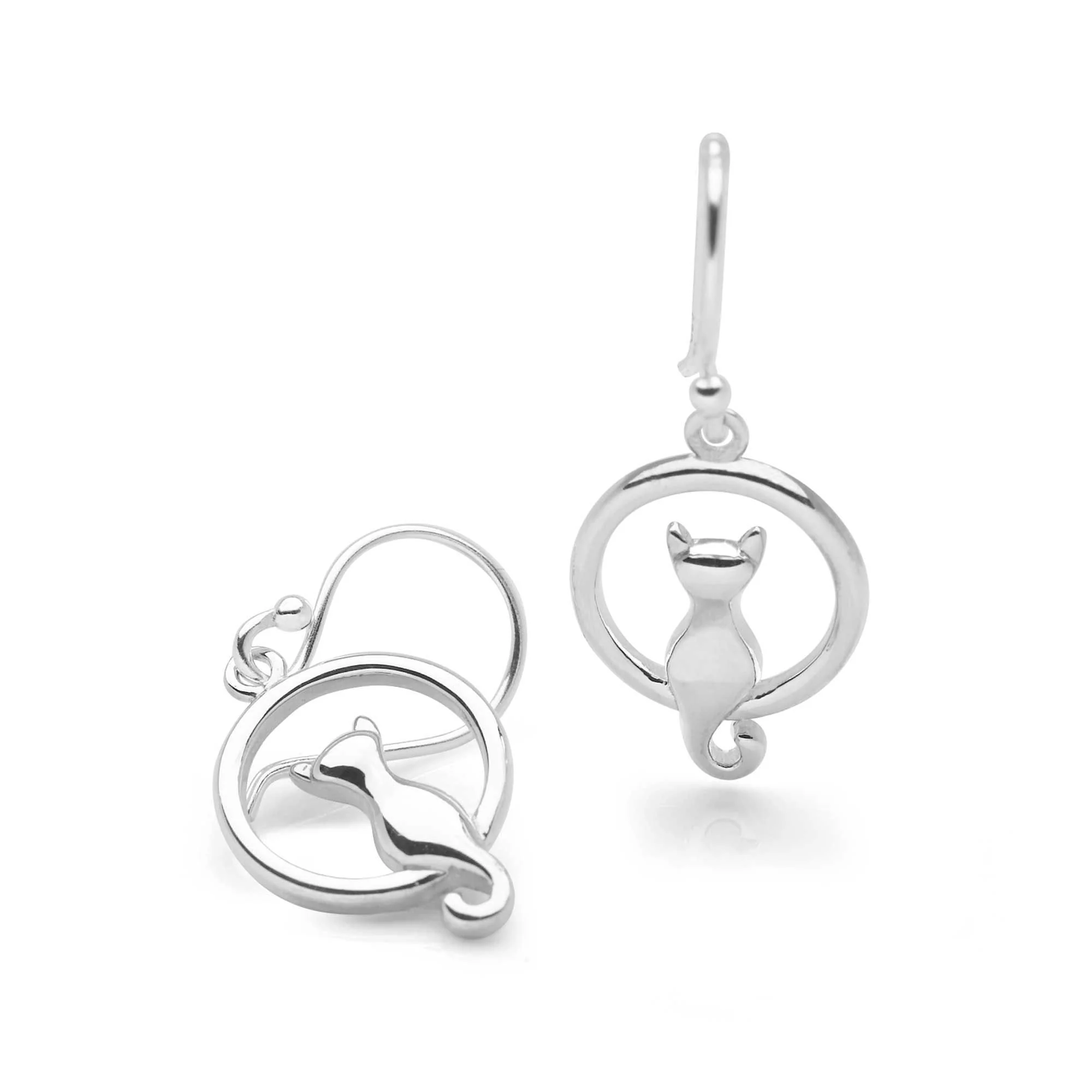 Cat Moon Earrings - Image 5