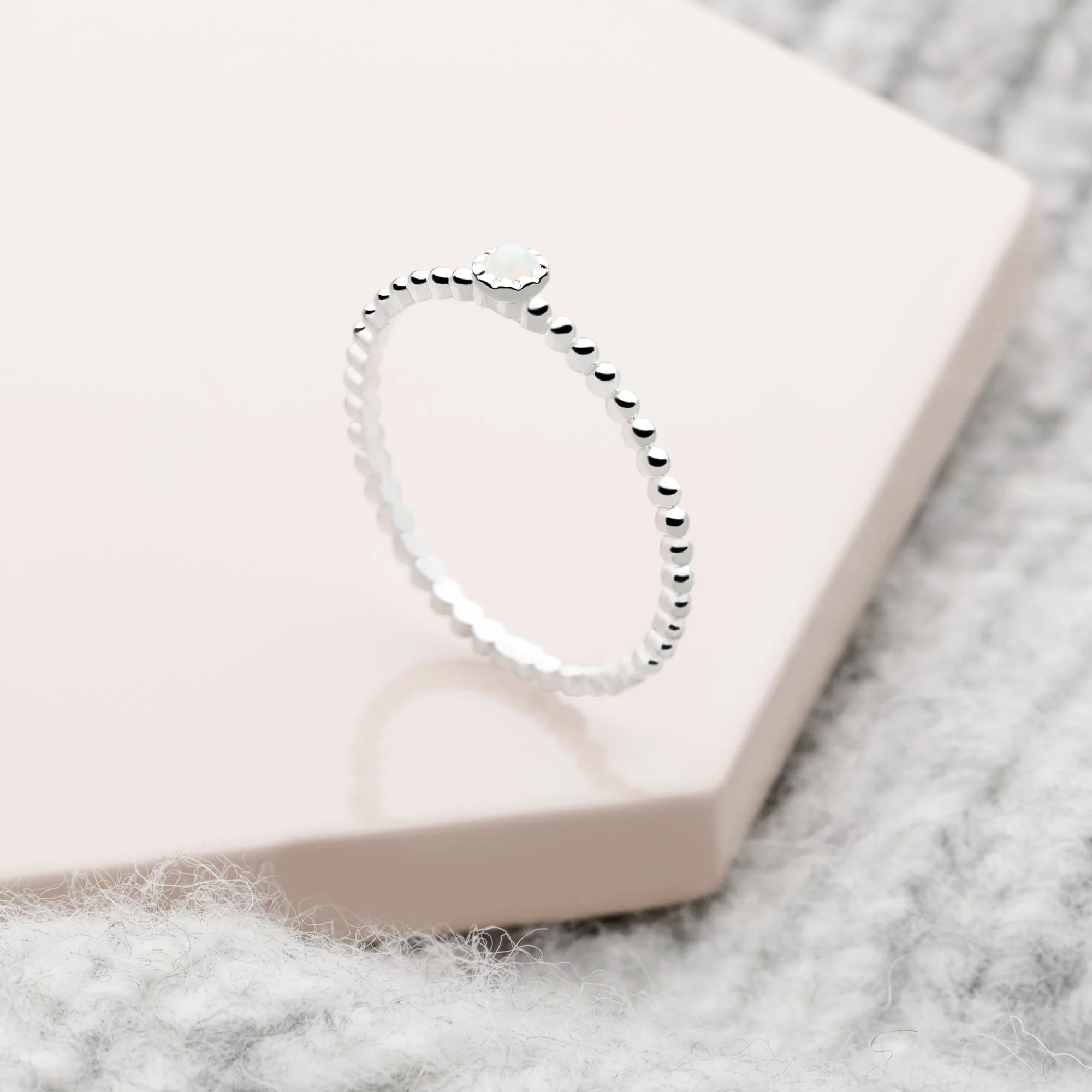 Mini Opal Stack Ring - Image 2