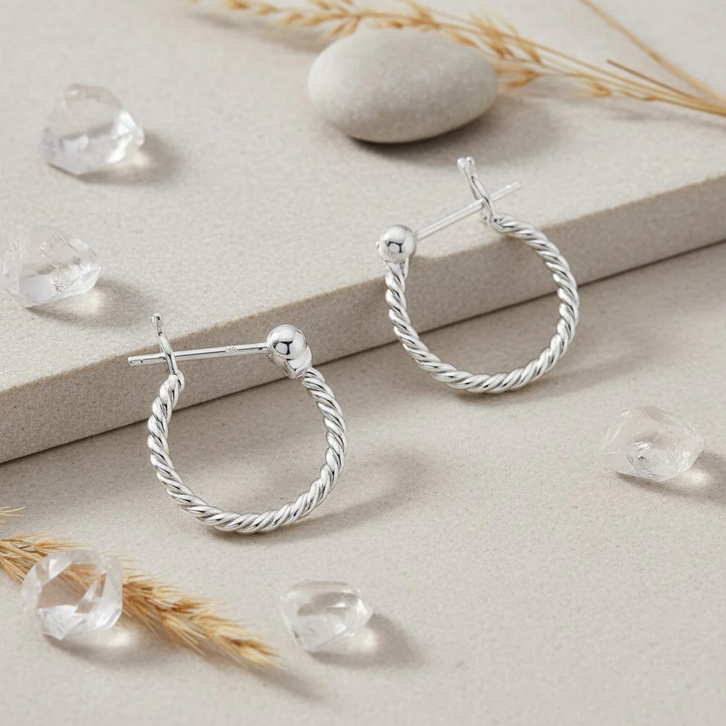 Mini Twist Hoops - Image 2