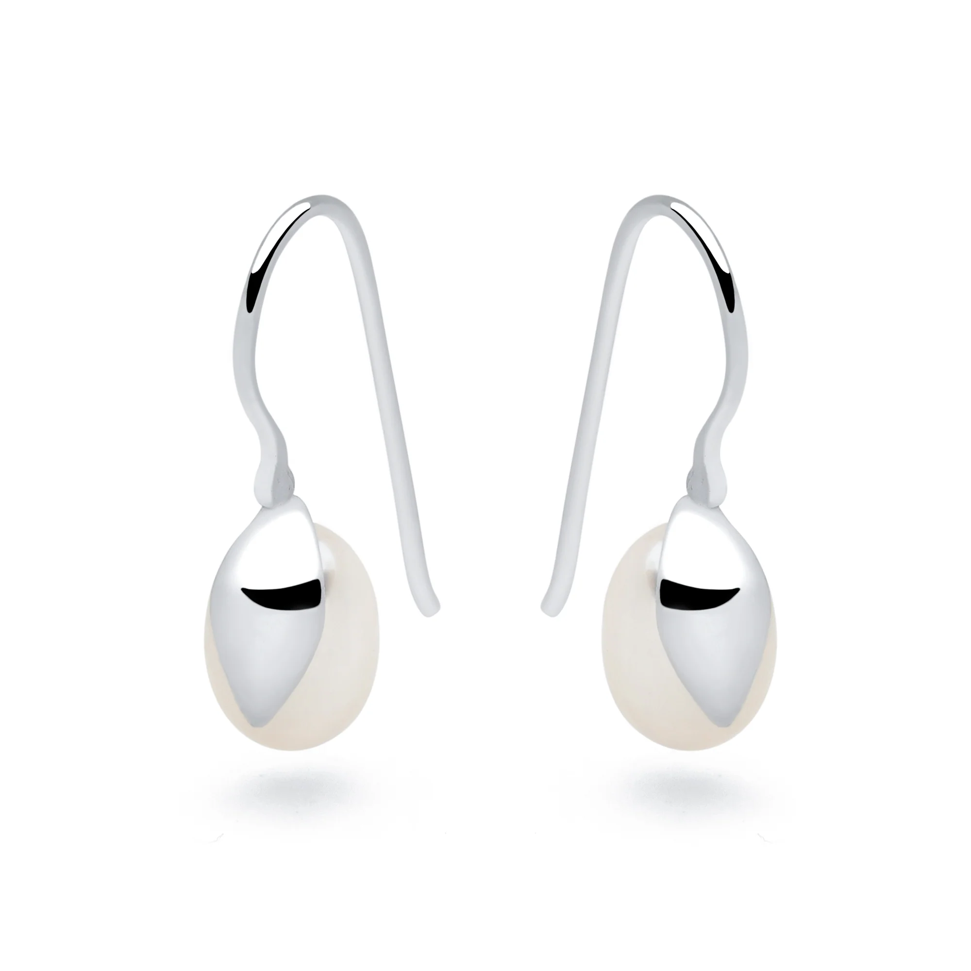 Misty Pearl Earrings (White) - Image 4