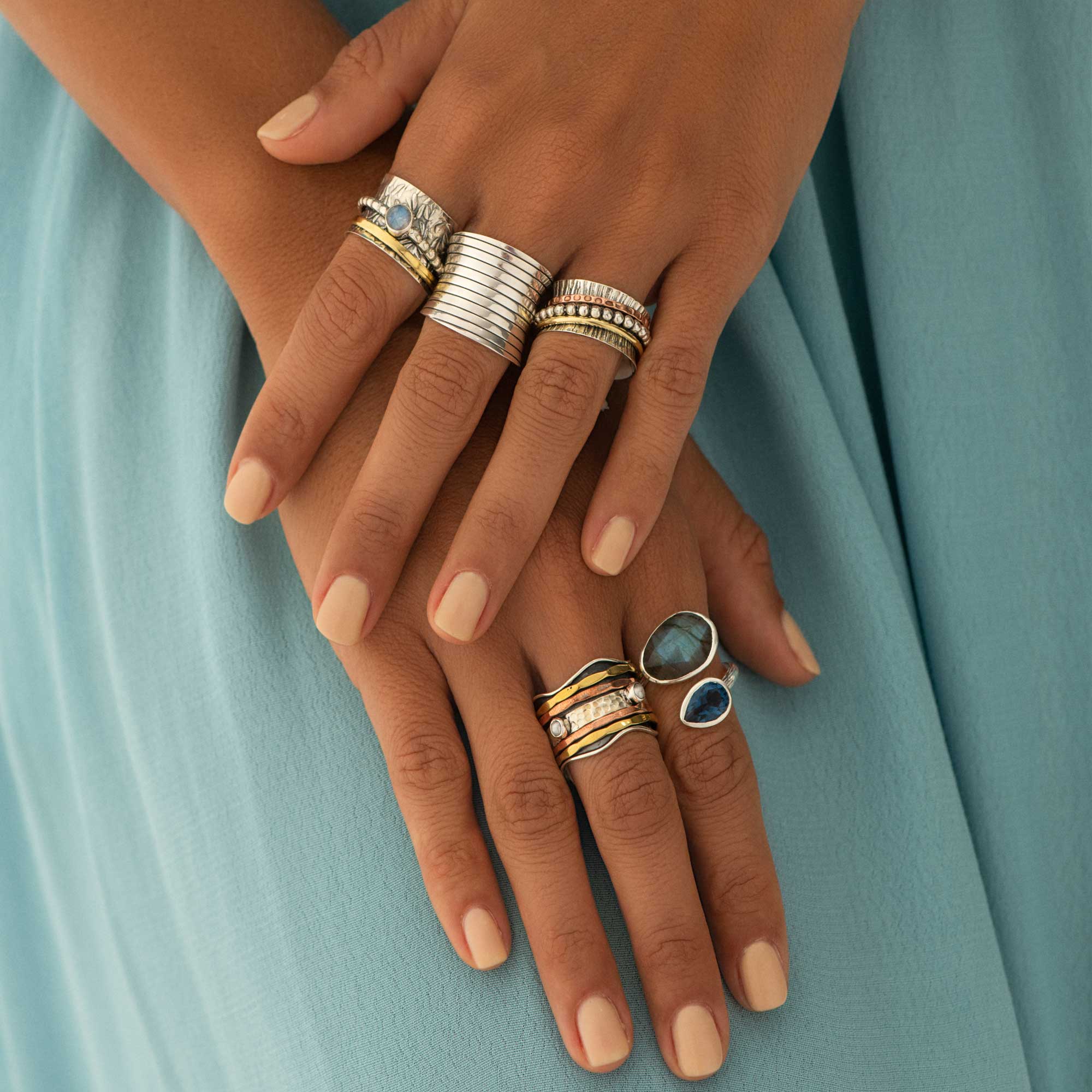 Moonstone Spin Ring - Image 3