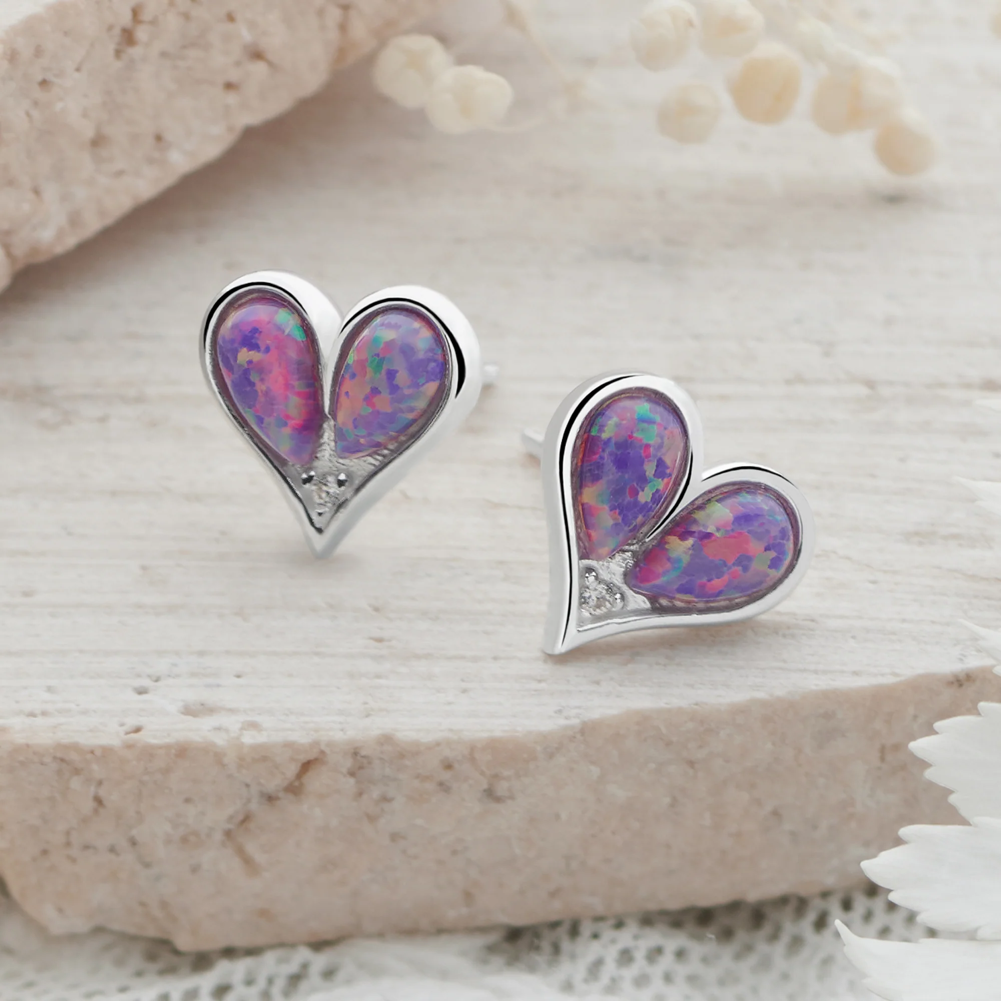 Opal Love Studs - Image 2