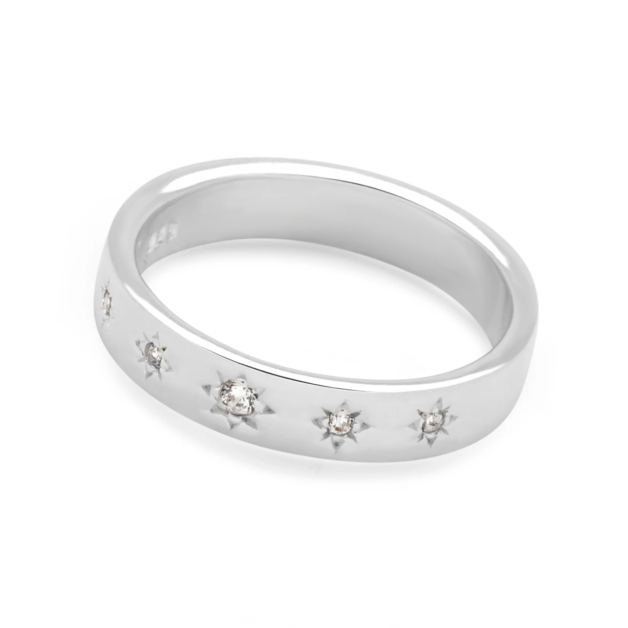 Paved Stars Ring - Image 4