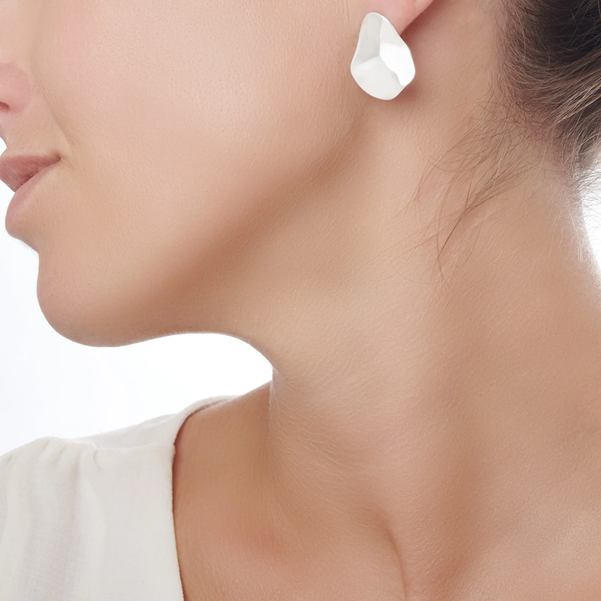 Silver Essence Earrings (Small) - Image 3