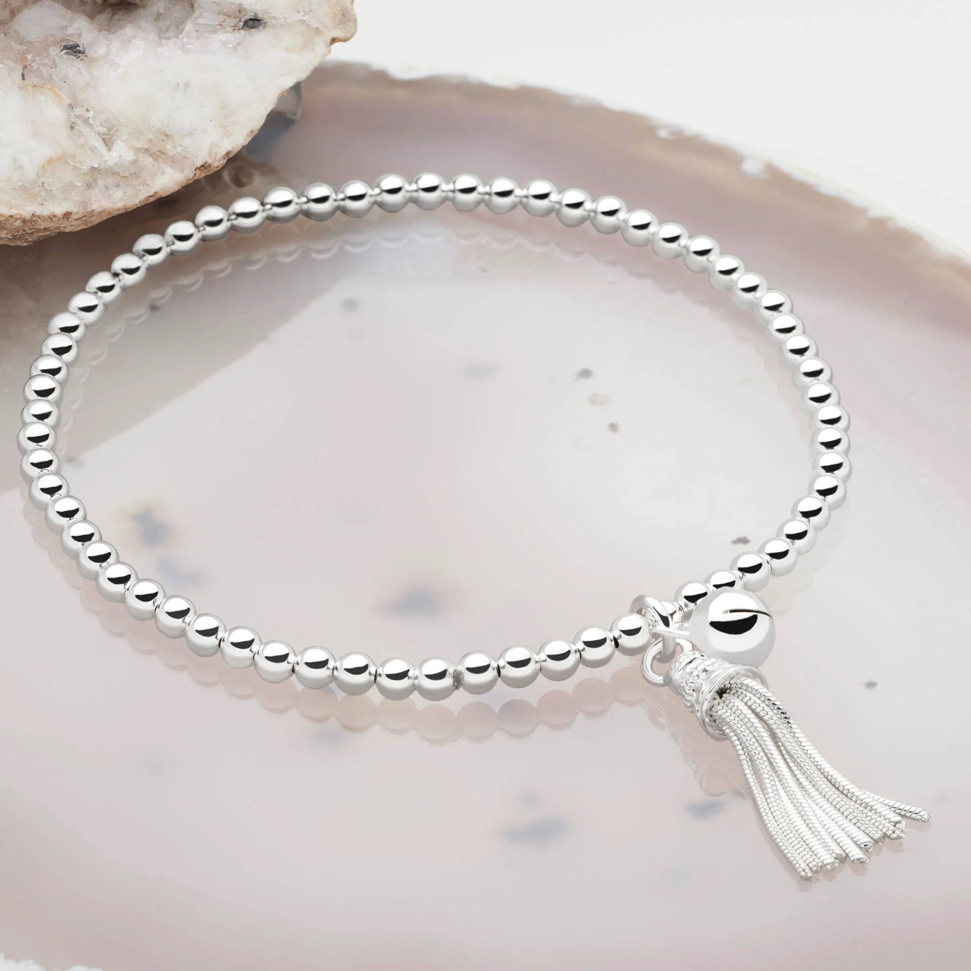 Silver Tassel Bracelet - Image 2