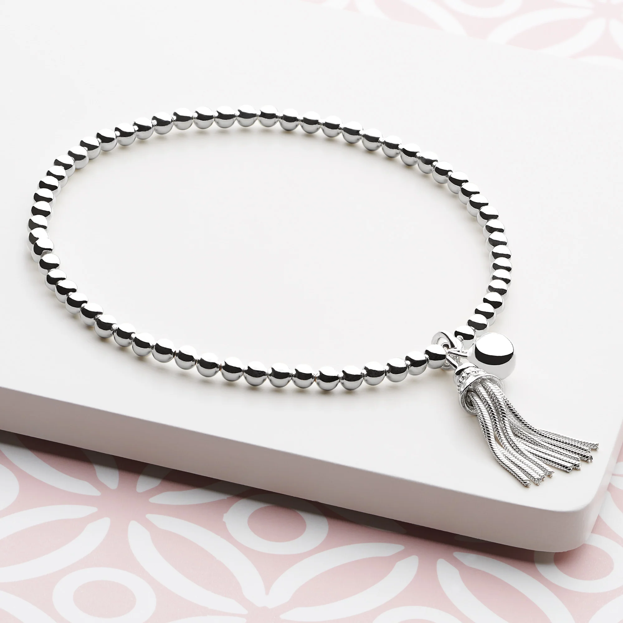 Silver Tassel Bracelet - Image 4