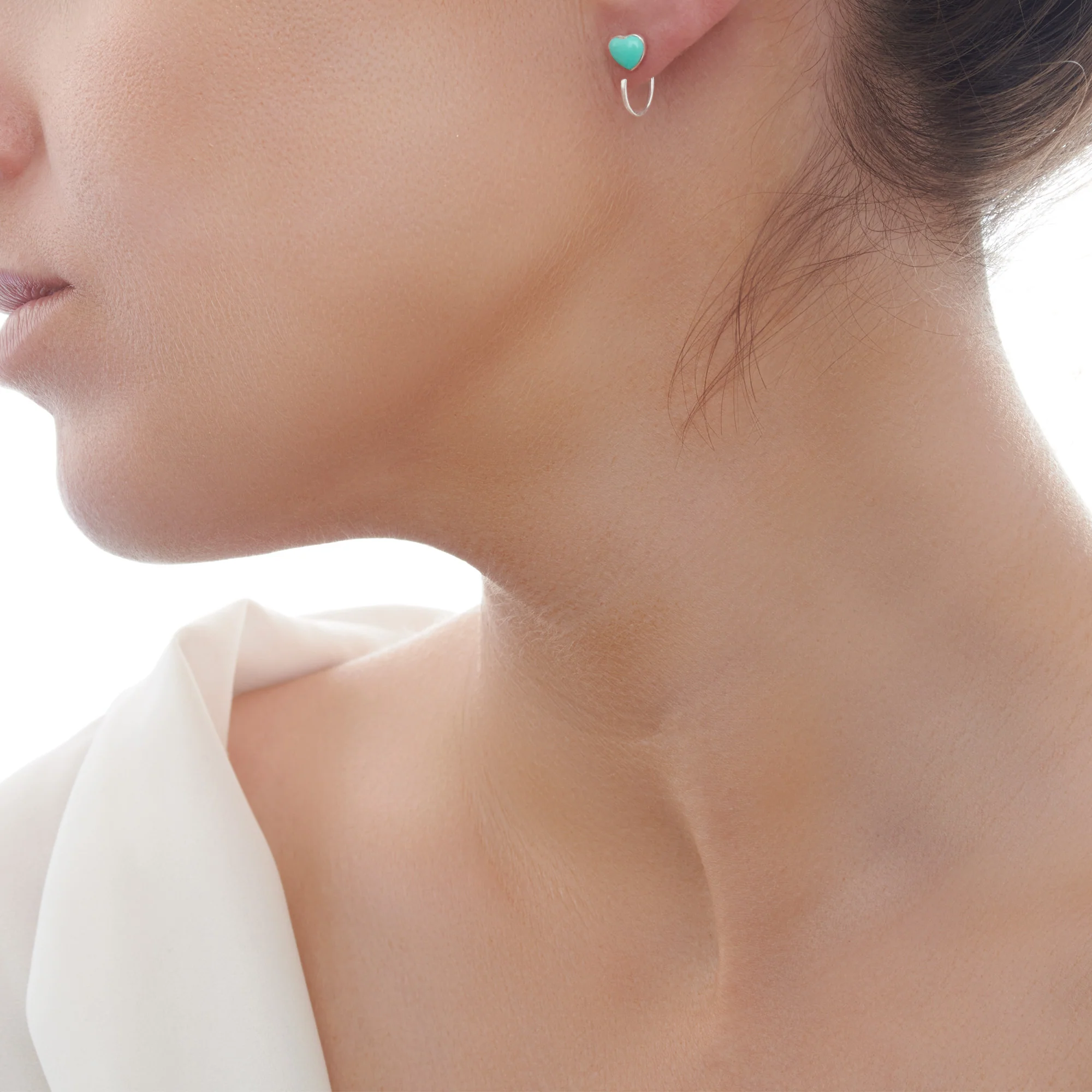 Tiki Heart Earrings - Image 3